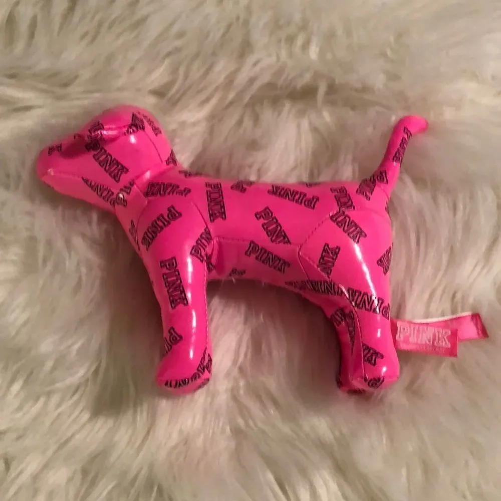 PINK Victoria's Secret Bright Pink Dog Logo 2015 - Picture 2 of 13